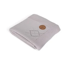 CebaBaby Pledas megztas rombas 90x90 pilkas