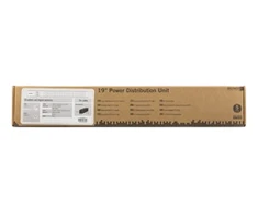10-vietų 19 "galios paskirstymo blokas, 2500W, C13, skaitmeninis voltų / amperų skaitiklis DELTACO juodas / GT-8639