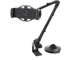 2 in 1 plančetinių kompiuterių ir telefonų stovas, 4 "-12", "C-Clamp", 360 laipsnių sukimas DELTACOIMP juoda / ARM-252