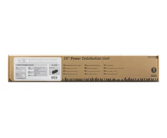 7-vietų 19" galios paskirstymo įtaisas, 2500W, CEE 7/3, skaitmeninis voltų / amperų skaitiklis DELTACO juoda / GT-8638