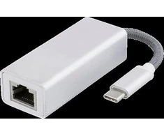 Adapteris Deltaco 0,1 m, sidabro sp. / USBC-1080