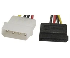 Inline Adapteris DELTACO 4 kontaktų, 15 kontaktų ATA / SATA-S