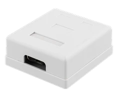 Adapteris DELTACO DisplayPort, balta / VR-221