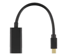 Adapteriai DELTACO DP prie HDMI, 3840x2160 prie 60Hz, 0,2m, juodas / DP-HDMI45
