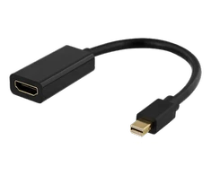 Adapteriai DELTACO DP prie HDMI, 3840x2160 prie 60Hz, 0,2m, juodas / DP-HDMI45