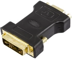 Adapteris DELTACO DVI-A-M - VGA-F, juodas / DVI-4