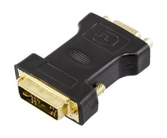 Adapteris DELTACO DVI-A-M - VGA-F, juodas / DVI-4