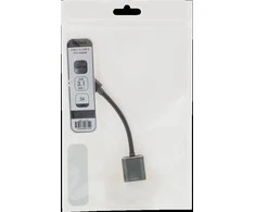 DELTACO USB-C 3.1 Gen 1 to USB-A OTG Adapteris, aliuminis, pilkas / USBC-1279