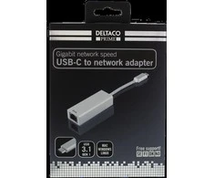 ADAPTERIS DELTACO PRIME USB 3.1 "C-1xRJ45" / USBC-1077
