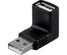 Adapteris DELTACO USB A ha - A ho, kampinis / USB-59