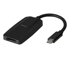 Adapteriai DELTACO USB-C - DP, USB-C ha, DP ho, 7680x4320 30Hz, 1.8m, juodas / USBC-DP8K