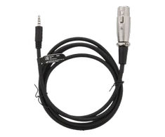 Adapteriai DELTACO XLR į 3.5mm, 1.5m, 3-kontaktų XLR, juodas / XLR-2000