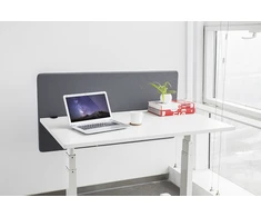 Akustinė darbo stalo siena DELTACO OFFICE 1200 (W) x600 (H) mm, pilka / DELO-0150