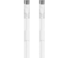 Antenos kabelis DELTACO 75 omų, ferito šerdys, paauksuotos jungtys, 2m, baltas / AN-102-K / R00150002