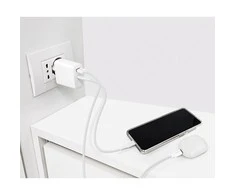 Puro Elektrik Apple Mini greito krovimo kelioninis kroviklis PURO USB-A - USB-C, su duomenų perdavimu, 25w, baltas / FCMTCUSBAC25WPDWHI