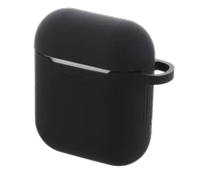 DELTACO MCASE-AIRPS001 „AirPods“ Silikoninis dėklas, Juodas