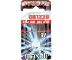 Baterija Maxell CR1220, 3 V, 1 vnt. / BAT-513