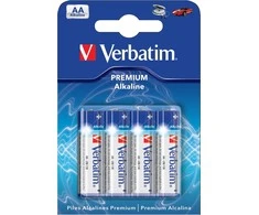 Baterija Verbatim Premium šarminė, LR06 / AA, 1.5V, 4vnt. pakuotėje / V49921