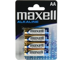 Baterijos Maxell AA (LR06), šarminis, 1,5V, 4 vnt / BAT-522
