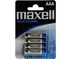 Baterijos Maxell AAA (LR03), šarminės, 1,5V, 4vnt / BAT-523