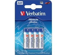 Baterijos Verbatim LR03 / AAA, šarminės, 1.5V, 4 vnt. pakuotėje / V49920