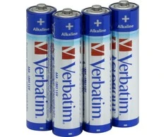 Baterijos Verbatim LR03 / AAA, šarminės, 1.5V, 4 vnt. pakuotėje / V49920