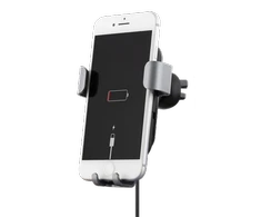 Belaidis automobilinis pakrovėjas 10W DELTACO Juodas / QI-1030