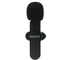Belaidis vlogging mikrofonas DELTACO USB-C/Lightning, 1-pack / VLOG-100