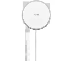 Bevieliks kroviklis DELTACO su magnetinio fiksavimo funkcija, tinka Apple iPhone 12/13, 1 m, baltas / QI-1034