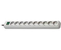 Brennenstuhl Eco-Line prailgintuvas, 10 xCEE 7/4, 1xCEE 7/7, jungtukas, 3m, apsauga nuo vaikų , pilkas1159350010 / GT-512