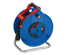 Brennenstuhl Garant IP44, 25m, 3xCEE 7/4 įžeminti lizdai, CEE 7/7, Juodas/ Mėlynas 1218580 / GT-790
