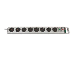 Brennenstuhl Super-Solid Line prailgintuvas - Viršįtampių apsauga - 8 - Sidabrinis 1153340318 / GT-656