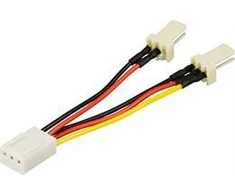 Kabelio adapteris DELTACO 3 kontaktų ventiliatoriams / SSI-36