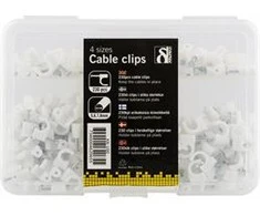 Cable clamp Deltaco 230pcs 5, 6, 7, 8m / KK-100