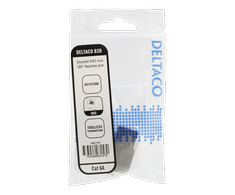Cat6A ekranuotas "Keystone" lizdas, stalviršio gnybtas, plastikinis DELTACO / MD-121