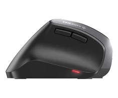 „Cherry MW 4500“ ergonomiška bevielė vertikali pelė kairiarankiams, 6 mygtukai, juoda JW-4550 / MS-187-L