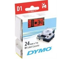 D1, prekės ženklo juosta, 24 mm, juodas tekstas ant biurokratijos, 7m - 53717 DYMO / S0720970