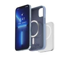 PURO ICON MAG MagSafe dėklas skirtas Apple iPhone 14/13, mėlynas