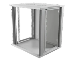 DELTACO 19 colių spintelė, 12U, 540x450mm, stovima arba sieninė, stiklinė