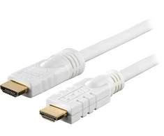 DELTACO aktyvus HDMI kabelis, 4K, Ultra HD, HDMI A ha, 15m, baltas / HDMI-1151