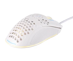 Deltaco Gaming Baltas LINE WM75 Lengva žaidimų pelė, RGB, balta GAM-108-W