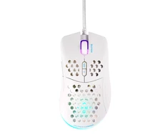 Deltaco Gaming Baltas LINE WM75 Lengva žaidimų pelė, RGB, balta GAM-108-W