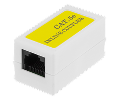 DELTACO coupler Cat5e, UTP (unshielded), female-female, baltas 665-V