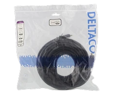 DELTACO didelės spartos HDMI kabelis, 15 m, Ethernet, 4K UHD, juodas / HDMI-1080D