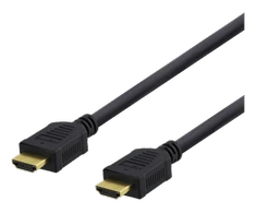 DELTACO didelės spartos HDMI kabelis, 5 m, Ethernet, 4K UHD, Be ferito juodas HDMI-1050D