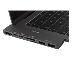 DELTACO Dual USB-C prievadas ,,MacBook Pro 2016", Thunderbolt 3, 100W USBC-1290