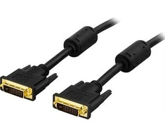 DELTACO DVI kabelis Dual Link, DVI-D ha - ha 1m DVI-600