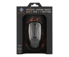 Pelė DELTACO GAMING su laidu 800-2000 DPI, 125 Hz, LED, USB, juoda / GAM-029