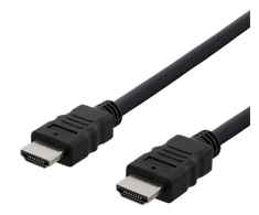 DELTACO HDMI kabelis FSC, didelės spartos 4K, CCS, 2,0m, juodas / HDMI-920
