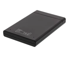 DELTACO išorinis kietojo disko korpusas,2.5 "SATA HDD / SSD, USB 3.1 Gen 1, SATA III, juodas / MAP-K2568